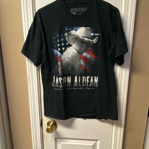 Jason Aldean Black Graphic Tee